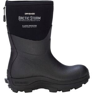Dryshod Womens Arctic Storm Waterproof Insulated Winter Boot, Black/Grey, Size 9